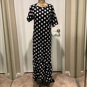 ASOS Polka Dot Maxi Dress